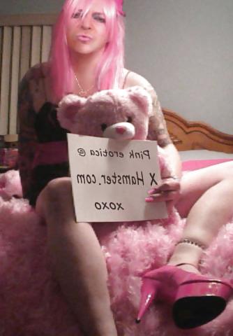 25P Pink-Erotica Sexy Pink Sissyboy
