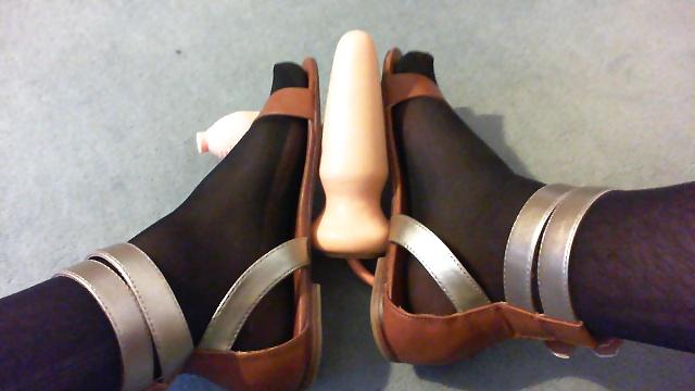 6P Sissy slut julia with new heels and toys