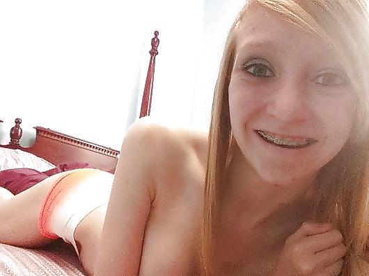 15P Slut whore skinny blonde 
