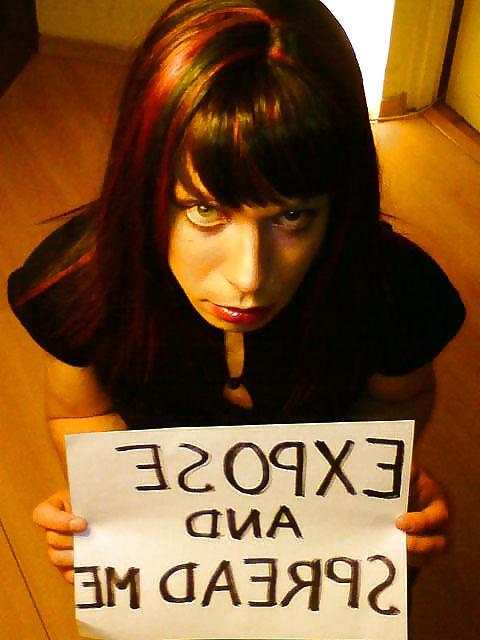 21P Exposed sissy slut karolina