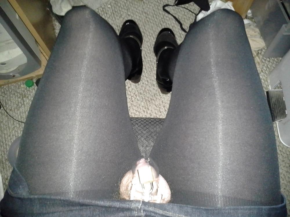 7P Sissy crossdress chastity