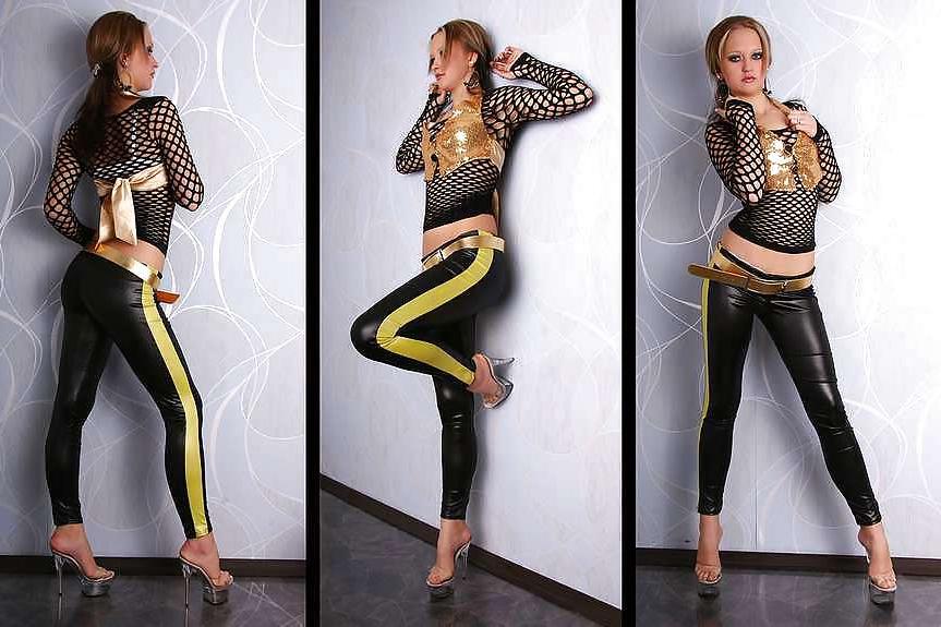 25P Nylon high heels. latex and more best 