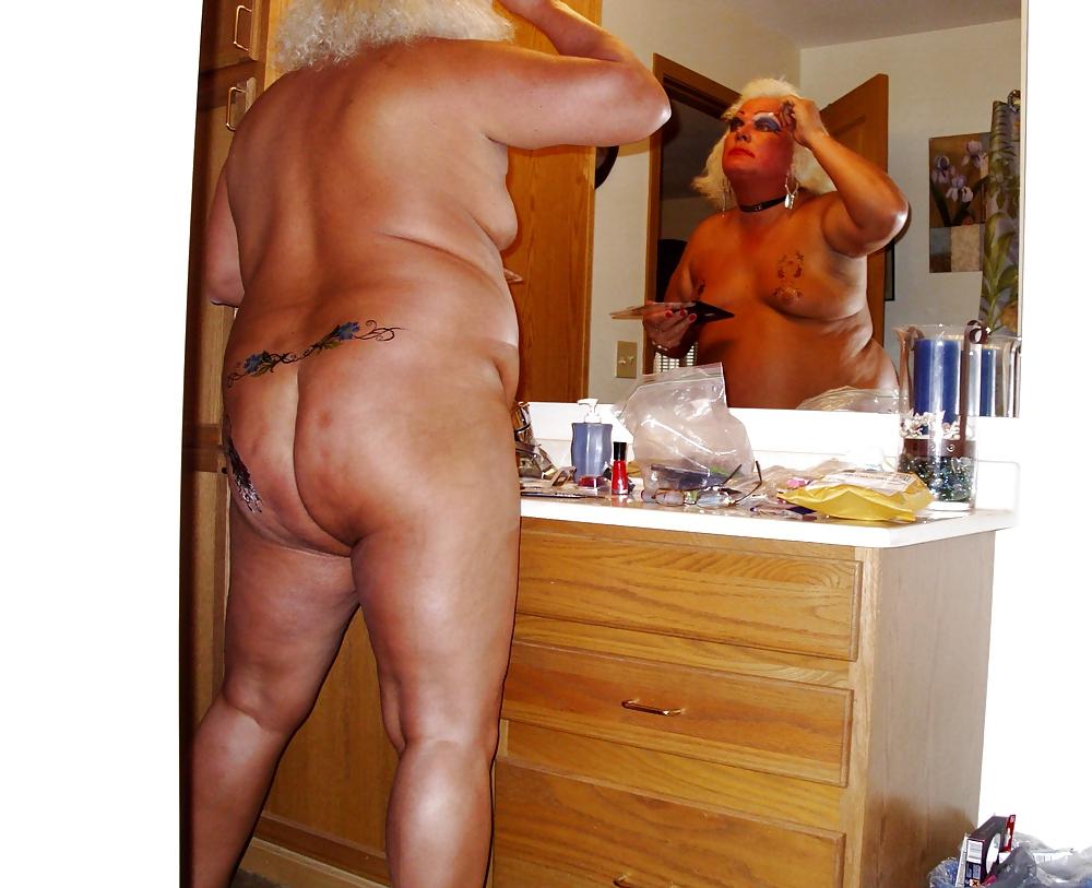 25P Skank Slut Tranny gettin ready to go clubbin