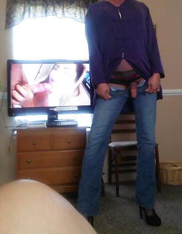 8P Sissy me posing for my wife