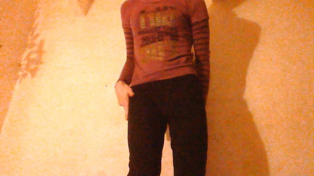 25P Trying some new sissy clothes 