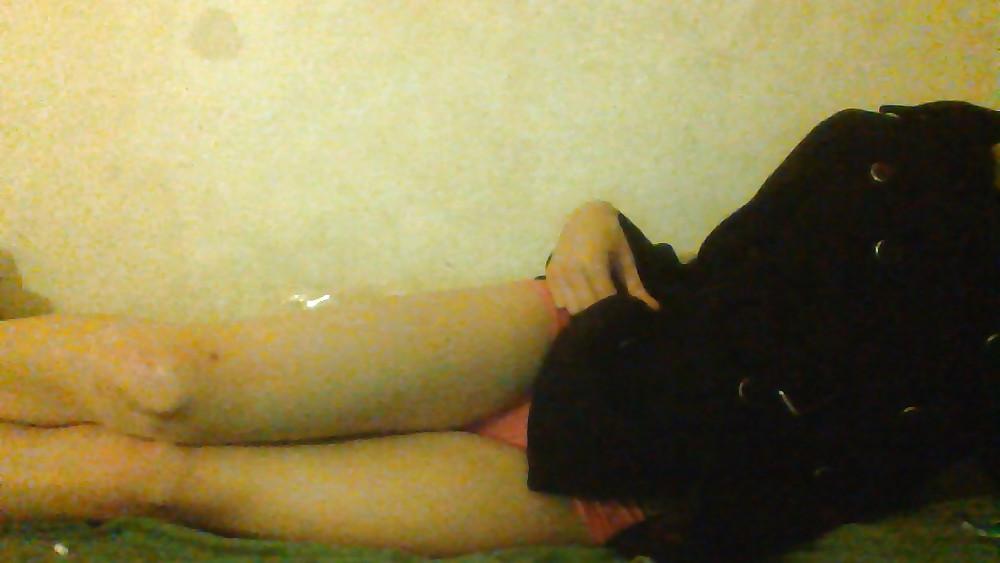 25P Trying some new sissy clothes 