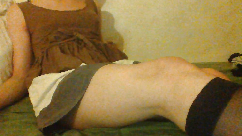 25P Trying some new sissy clothes 