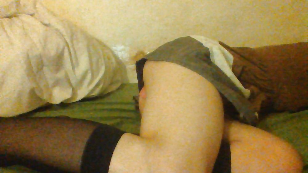 25P Trying some new sissy clothes 