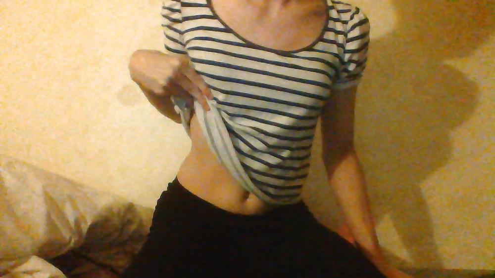 25P Trying some new sissy clothes 