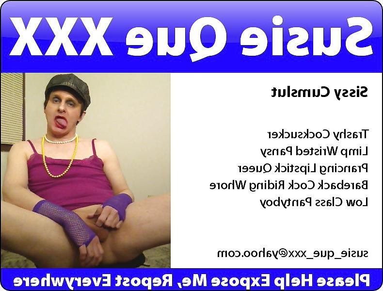 25P Susie Que XXX: Sissy Badges