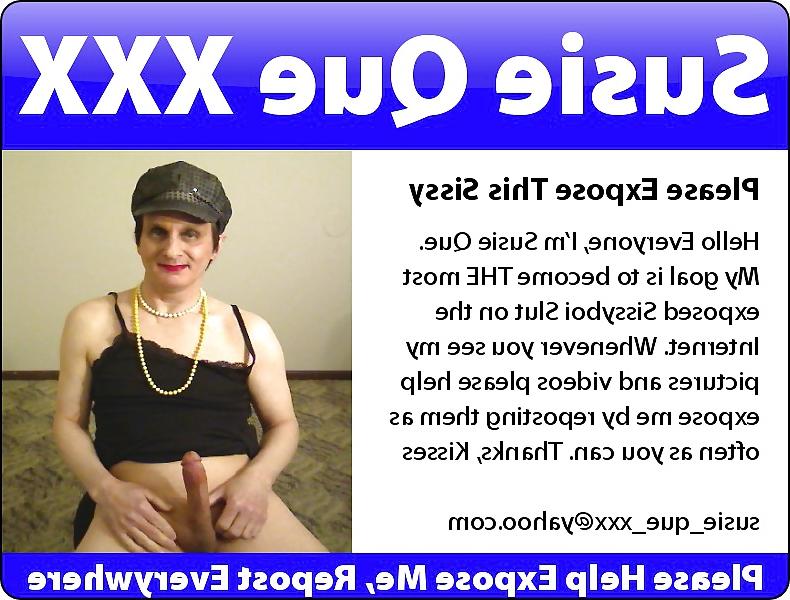 25P Susie Que XXX: Sissy Badges