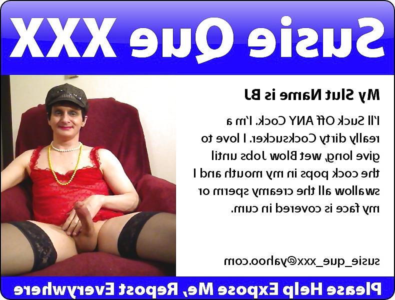 25P Susie Que XXX: Sissy Badges