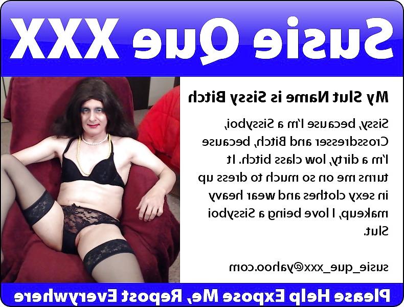 25P Susie Que XXX: Sissy Badges