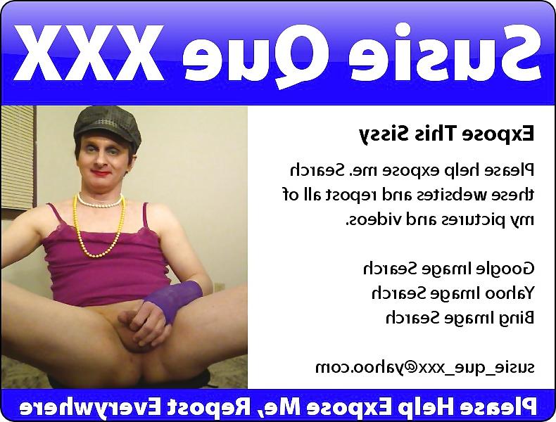 25P Susie Que XXX: Sissy Badges