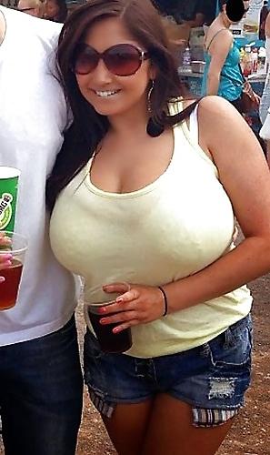 25P Huge Amatuer Tits in Tight Clothing
