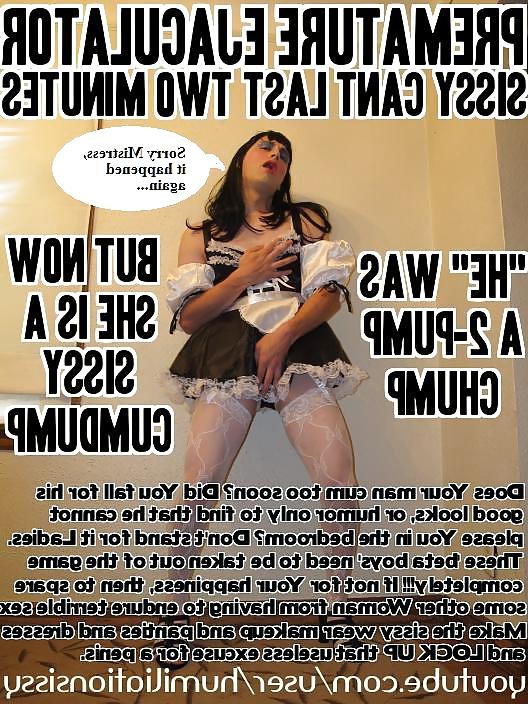 8P Sissy captions of humiliationsissy