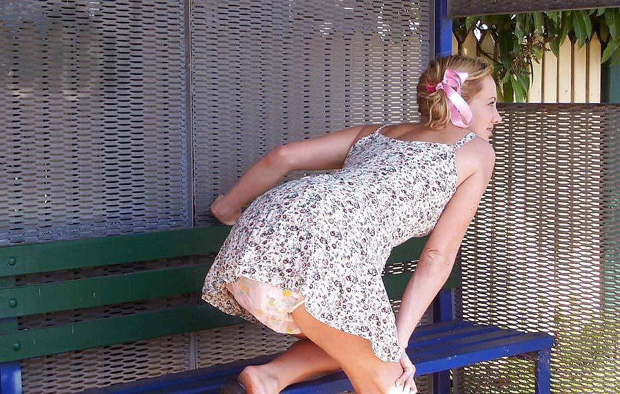 25P Plastic Pants Under Skirt