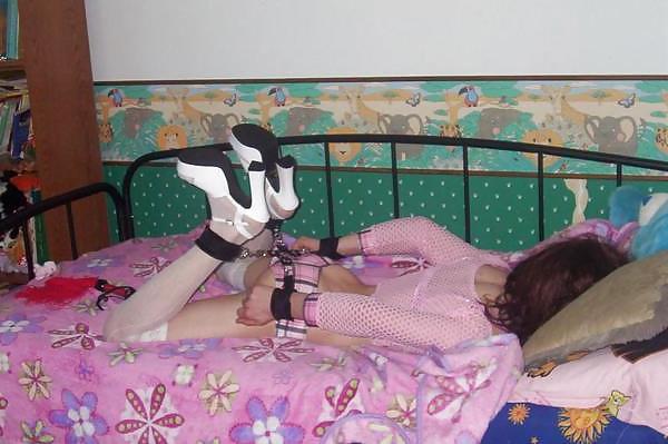 15P Fem cd sissy trap teen girl being obedient waiting for cock