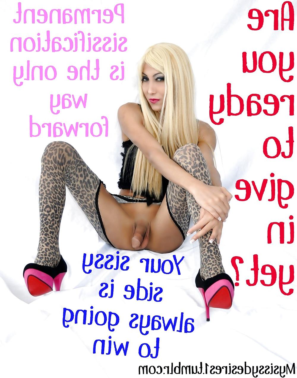 25P Sissy Caption