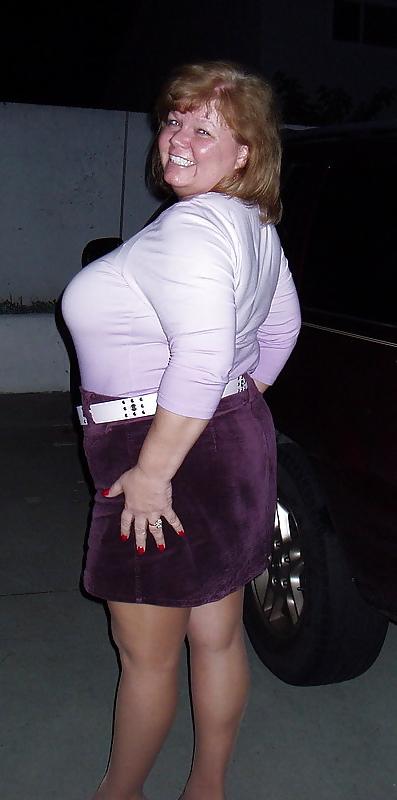25P Huge boob mature dressed