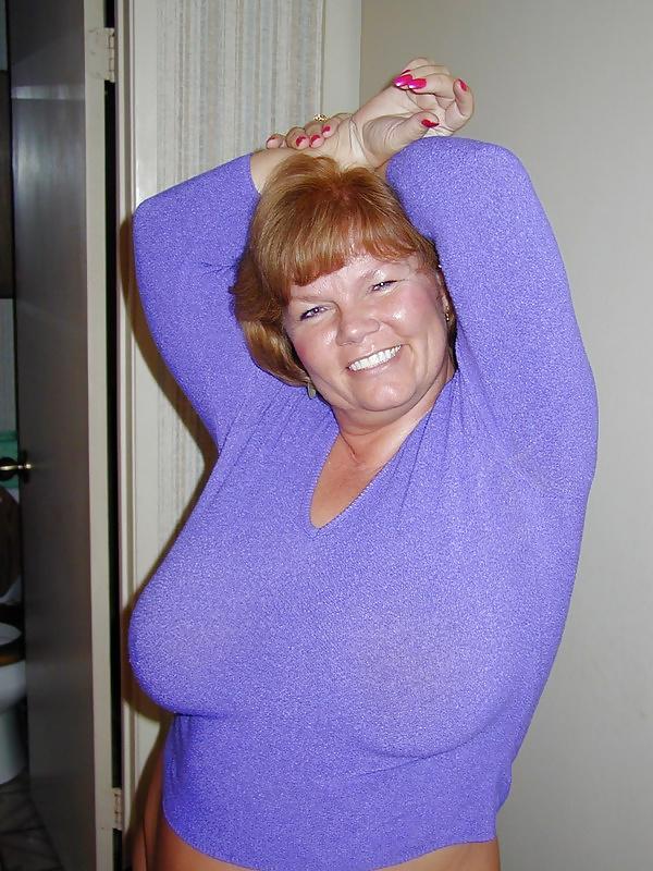 25P Huge boob mature dressed