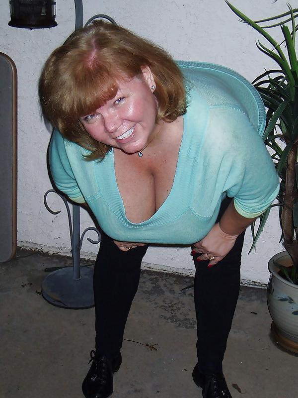 25P Huge boob mature dressed
