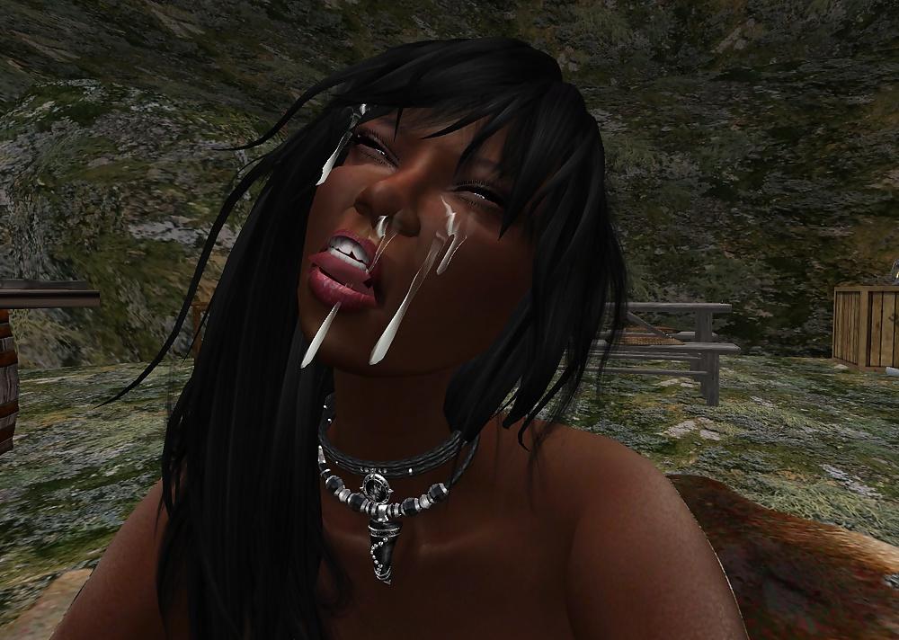 25P Second Life fickt mit einer Black Sister