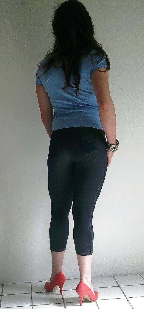 15P Tight trousers! sissy tv cd