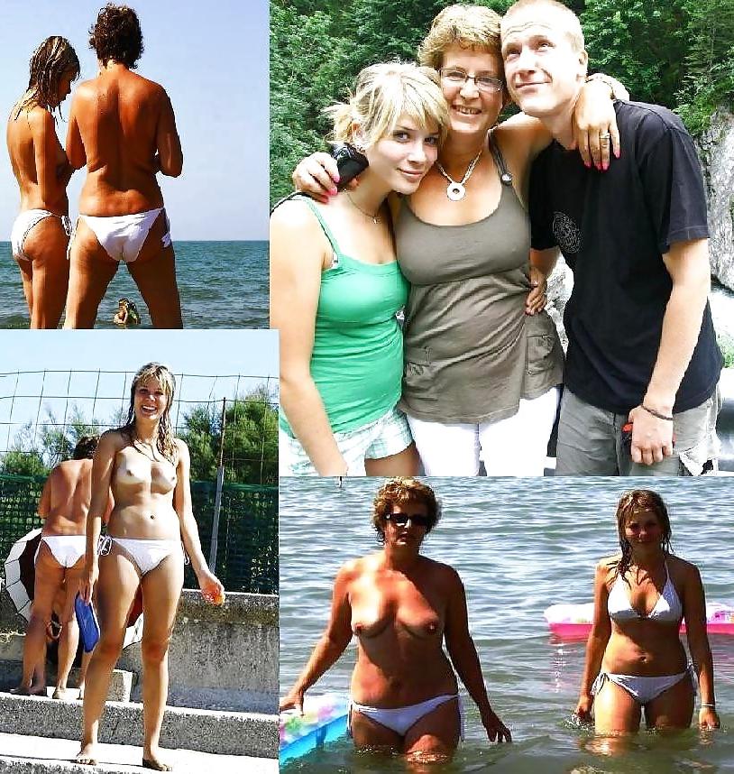 18P Mom and daughter's friend.