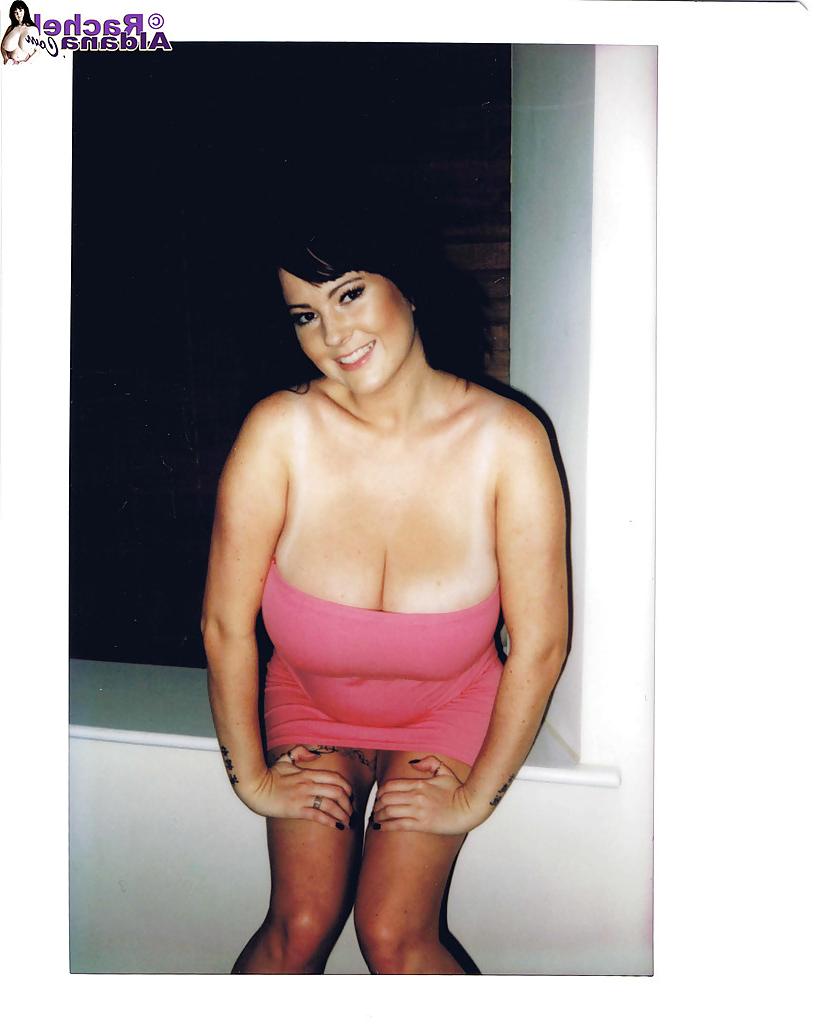 10P Beautiful babe Rachel Aldana takes off her skirt to show her big tits