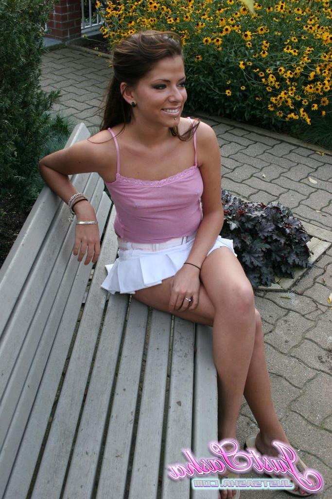 20P Pictures of Just Sasha showing you what's up her skirt