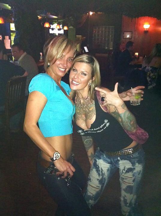 10P Tattooed Hot Blonde with HUGE Tits