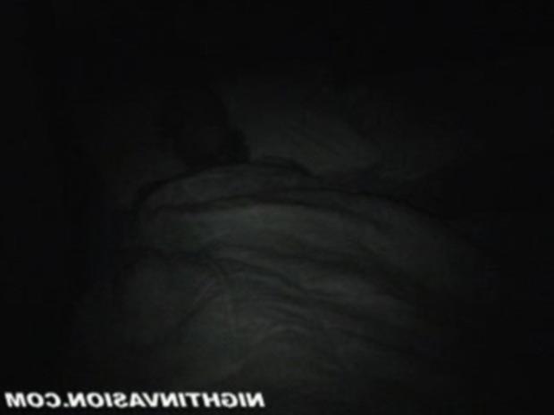 15P Sleeping ebony babe striped naked while asleep