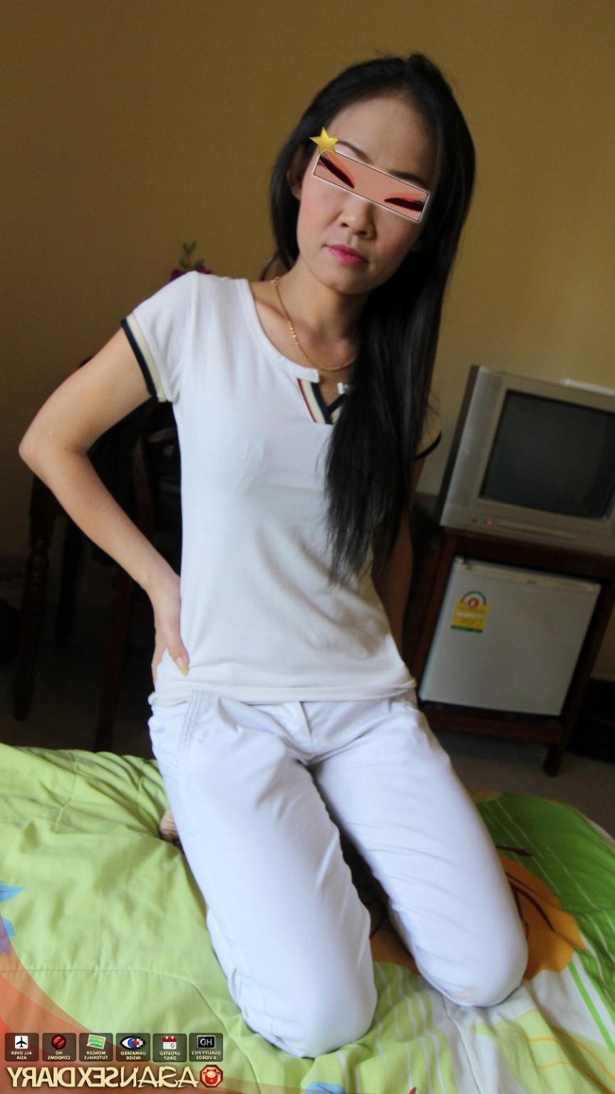 15P Horny Asian slut with tramp stamp fucked by white traveller