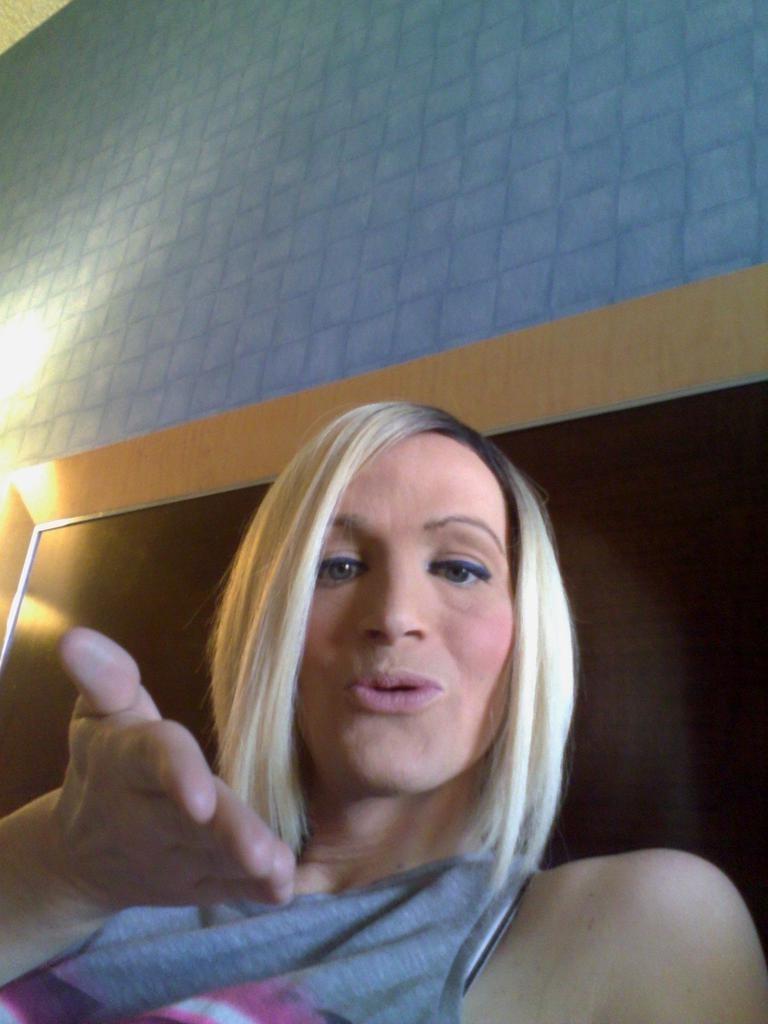 15P Skinny blonde shemale