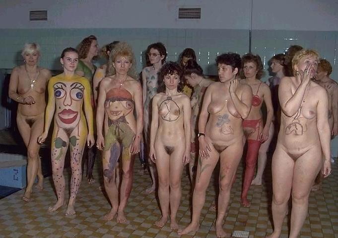 9P Vintage Hairy Girls
