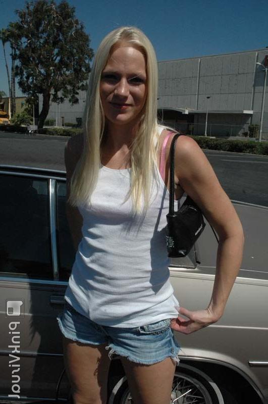 16P Hot small titted blonde anal gang bang