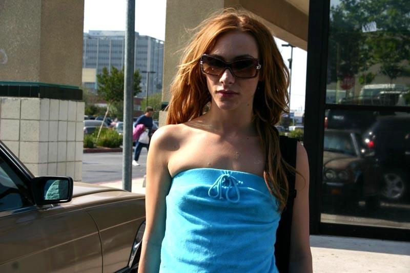 16P Petite redhead babe interracial gangbang sex
