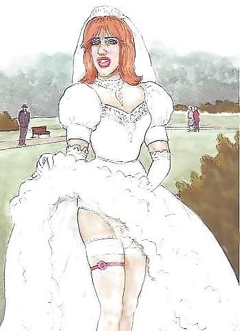 15P Sissy Wedding toon