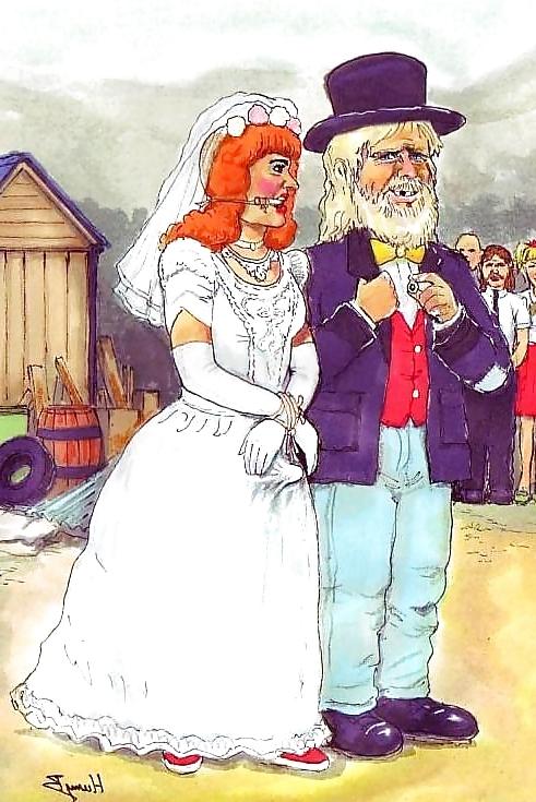 15P Sissy Wedding toon