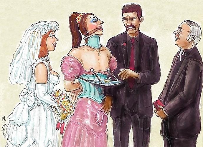 15P Sissy Wedding toon