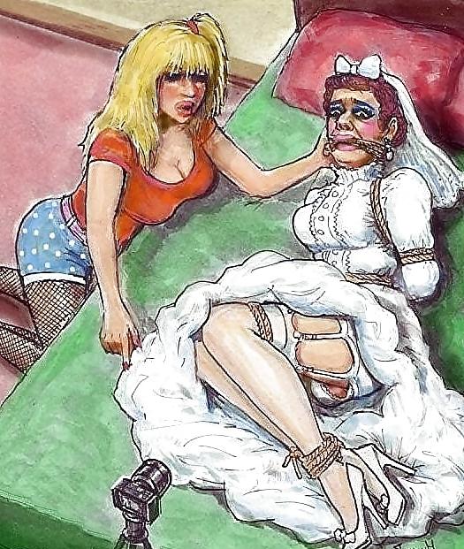 15P Sissy Wedding toon