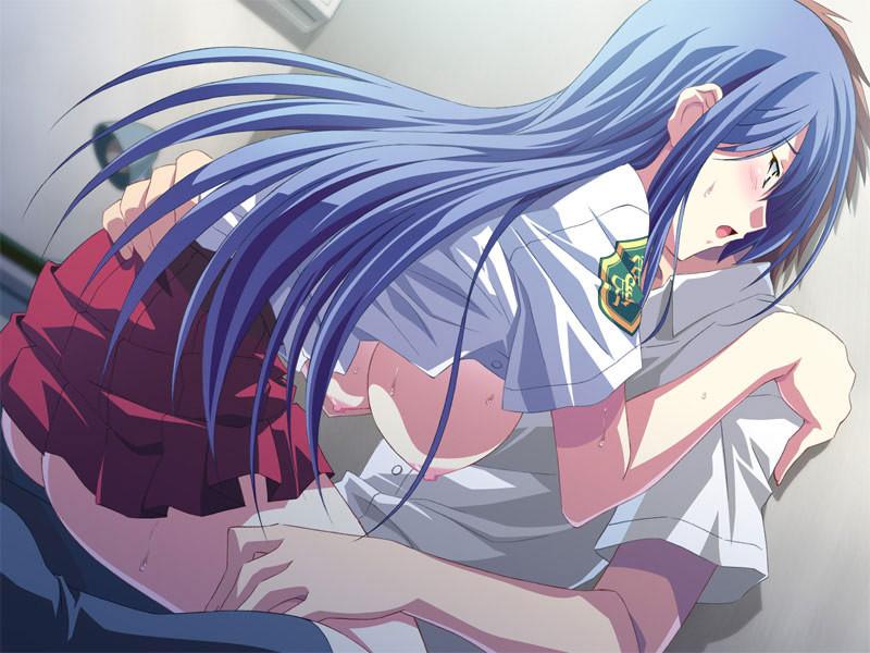 20P Summer hentai schoolgirls with big sloppy breasts get fucked