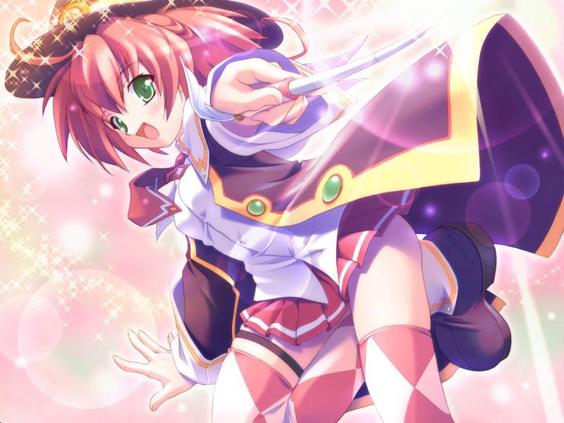 19P Cute redhead and her blonde teen sister go to witch school