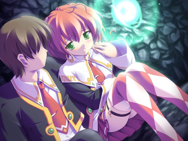 19P Cute redhead and her blonde teen sister go to witch school