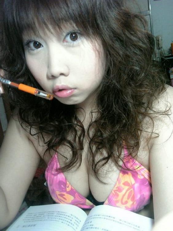 16P Asian does a stiptease befoe sliding her pussy on huge cock