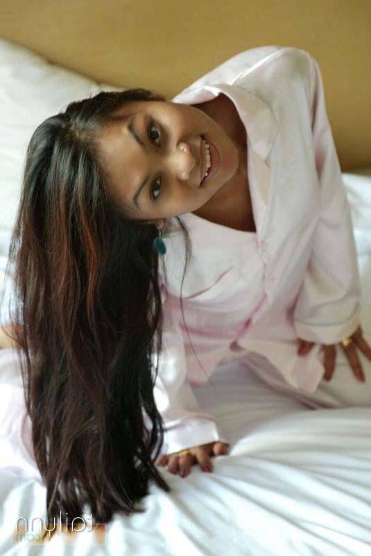 15P Asian model Tailynn wears cute pajamas in bed