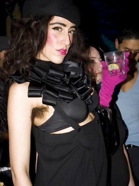 10P Unknown hairy armpits skinny girl