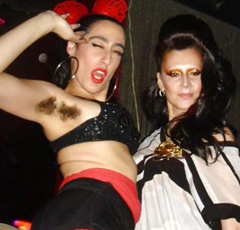 10P Unknown hairy armpits skinny girl
