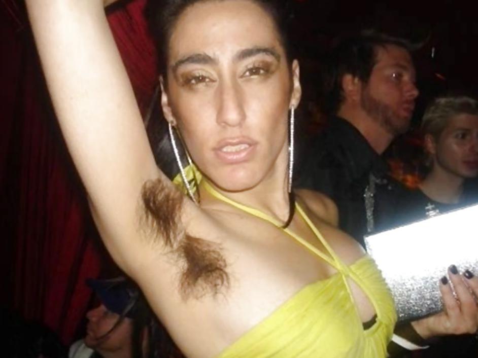 10P Unknown hairy armpits skinny girl